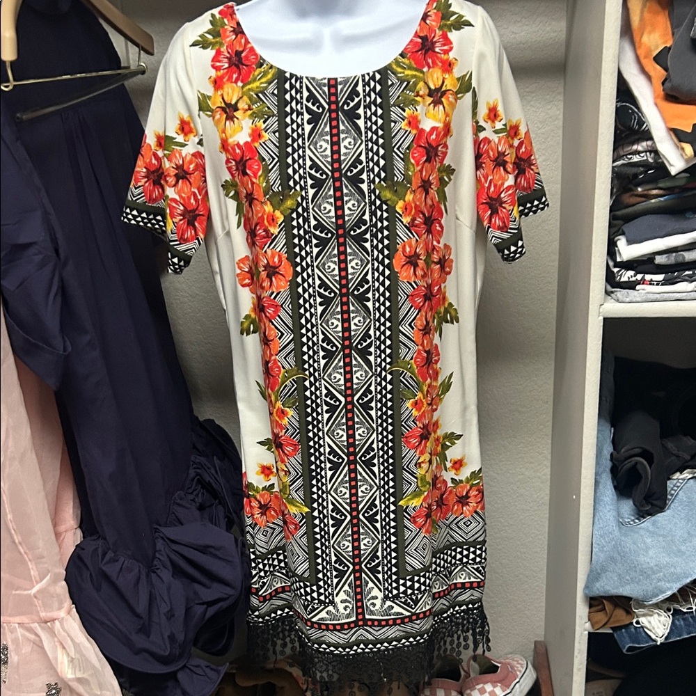 Tropical dress, size M
